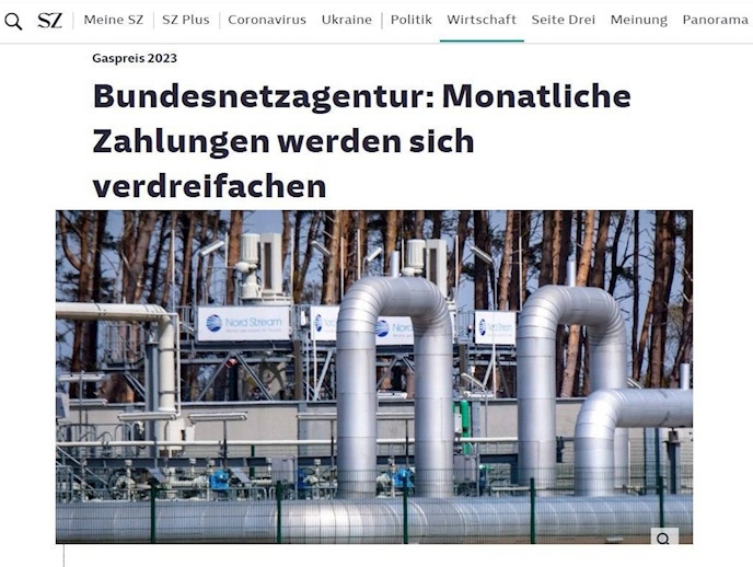هزینه گاز خانگی در آلمان سه برابر می‌شود