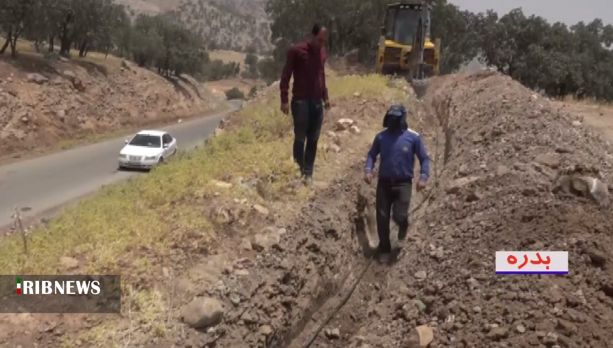 گازرسانی به یک واحد تولیدی در شهرستان بدره