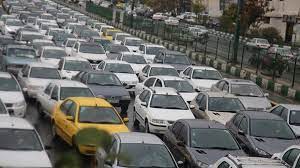 ترافیک سنگین در آزادراه تهران- ساوه