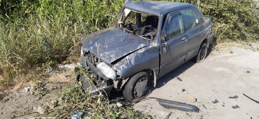 نجات مصدوم حادثه رانندگی در رودسر