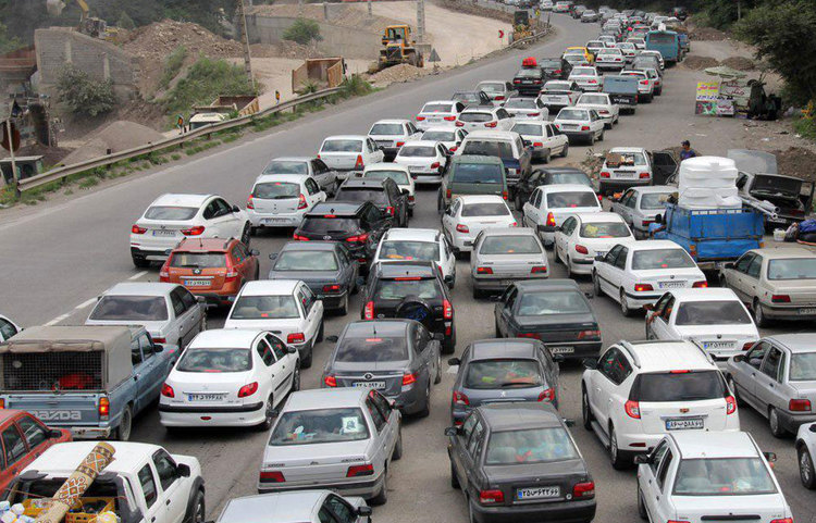 ترافیک سنگین در آزادراه‌های پردیس- تهران و قزوین -کرج