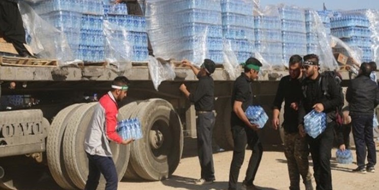 ۲۰۰ میلیون بطری آب آشامیدنی بین زائران اربعین در ایران و عراق توزیع می‌شود