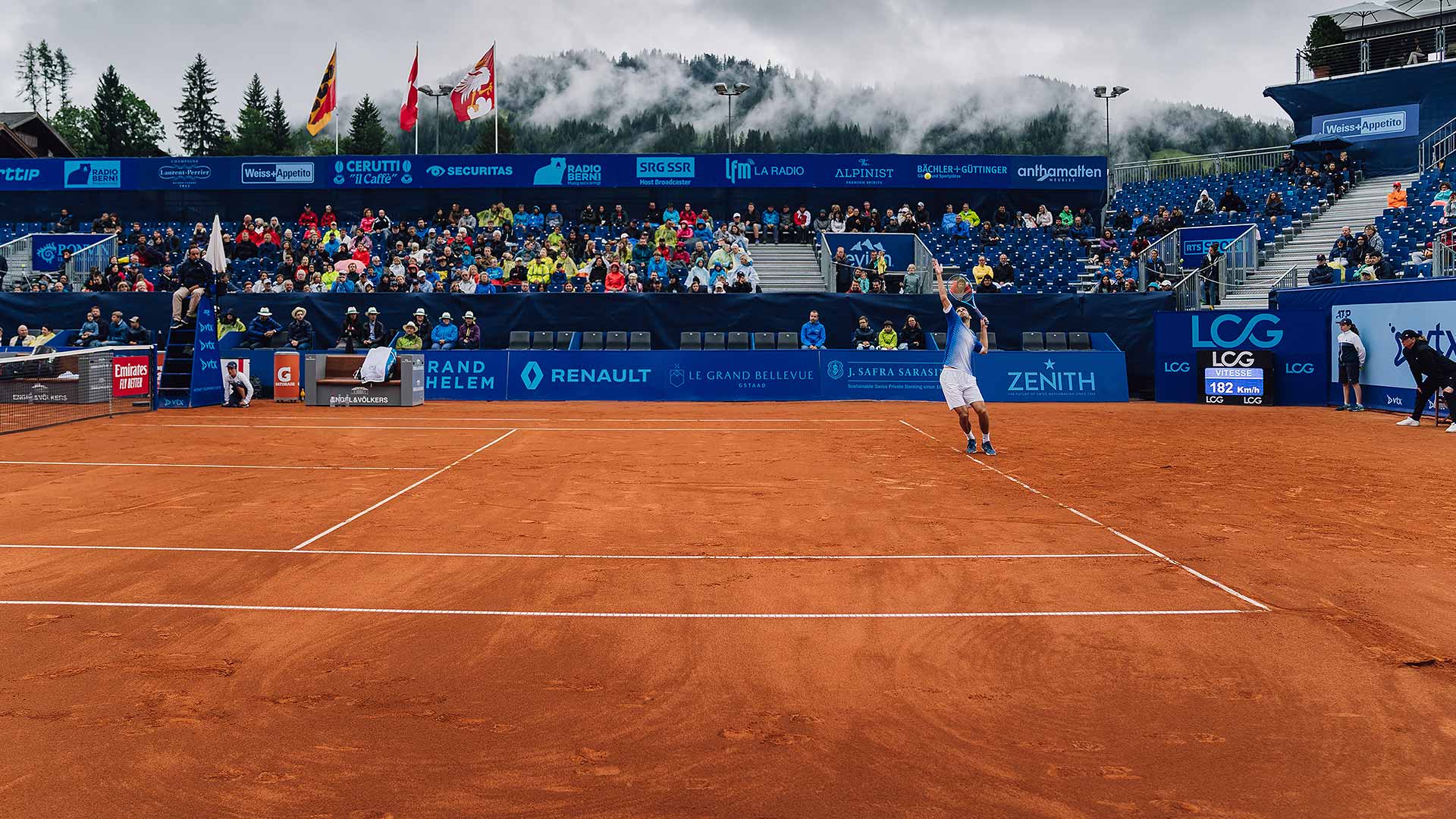 تنیس آزاد سوئیس / حذف بائوتیستا از دور دوم