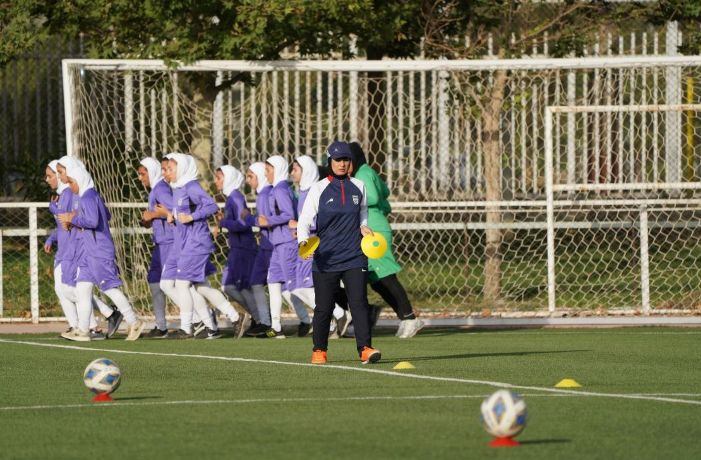 برگزاری نخستین تمرین تیم ملی فوتبال بانوان