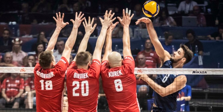 لهستان از صعود به فینال لیگ ملت‌های والیبال بازماند