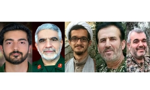 وداع با پیکر پنج شهید تازه شناسایی شده مدافع حرم در مشهد مقدس