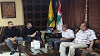 دیدار هیئتی از گروه‌های فلسطینی با مقامات حزب الله در صیدا
