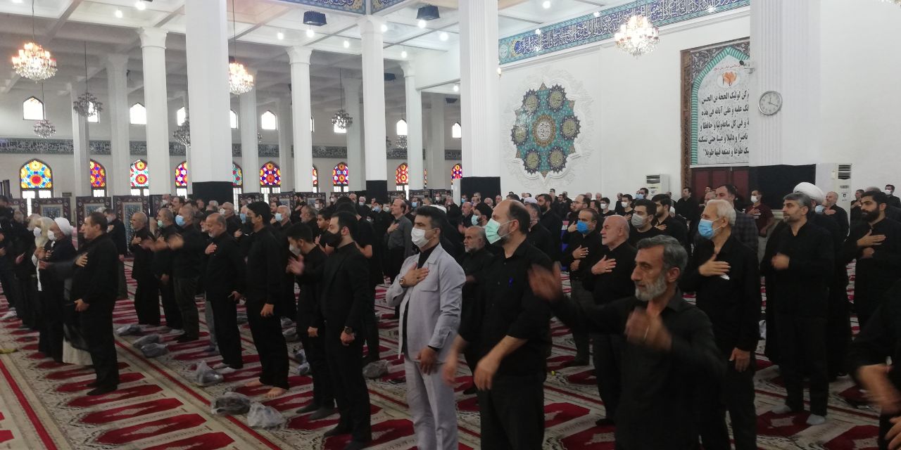 مراسم عزاداری تاسوعای حسینی در مصلای امام خمینی رشت
