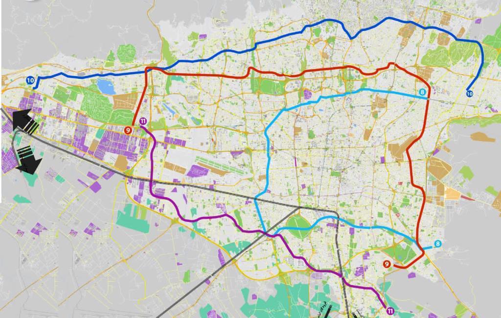 بررسی آثار احداث خطوط جديد مترو بر جذب مسافر در ساير خطوط