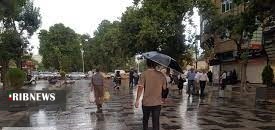 بارش باران تابستانی استان همدان را فرا می‌گیرد