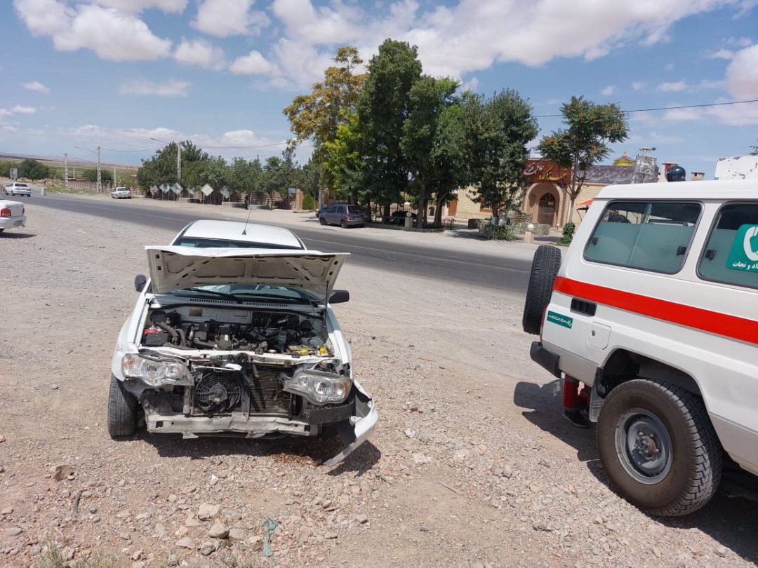 سوانح رانندگی در سمنان با ۱۰ مصدوم