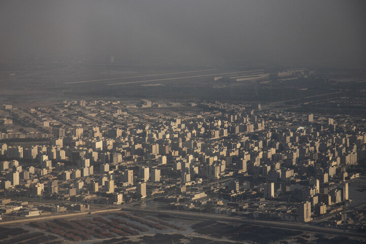 آلودگی هوای سه شهر خوزستان