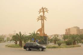 آبادان آکنده از گرد و غبار عراقی