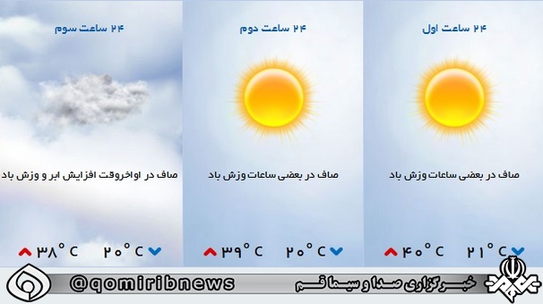 آخر هفته‌ای صاف و آفتابی در قم