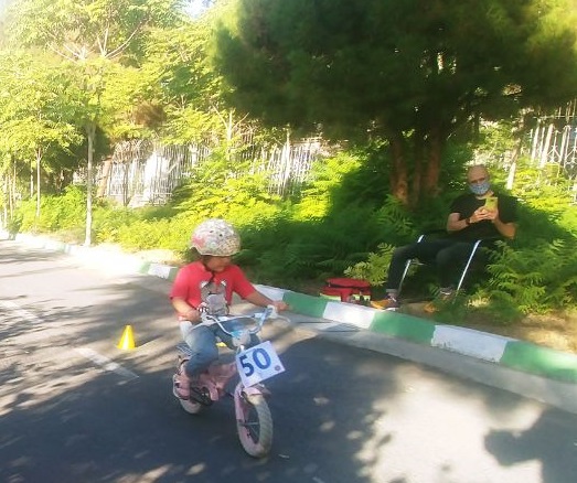 برگزاری مسابقات مستعدین دوچرخه سواری (نونهالان) در مشهد