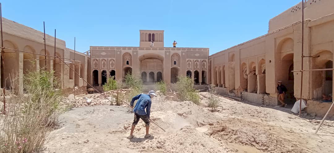 مرمت خانه قاجاری اسماعیل‌خانی در ابرکوه