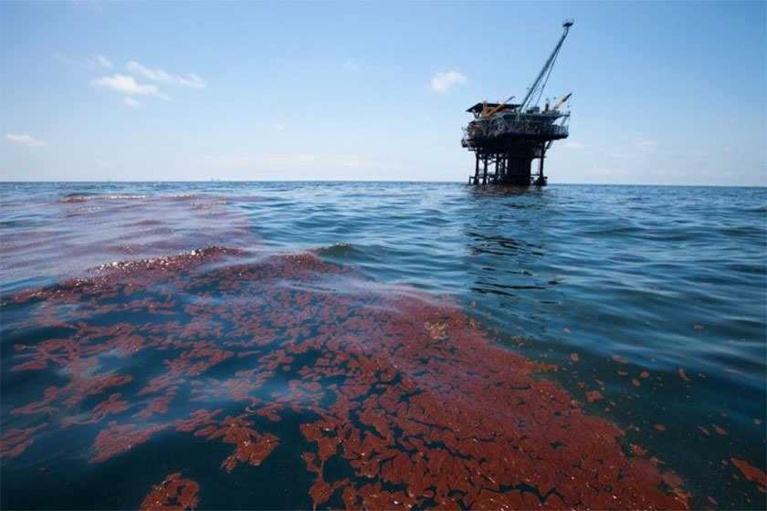 نشت یک میلیون تن نفت در خلیج فارس