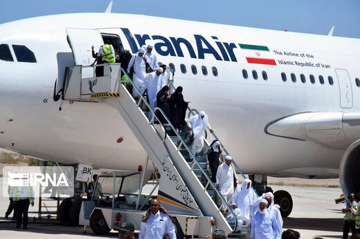 بازگشت چهار هزار و ۳۰۴ زائر خانه خدا به فرودگاه اصفهان