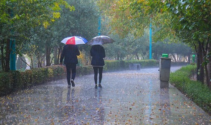بارش‌های رگباری باران در نیمه شمالی آذربایجان شرقی