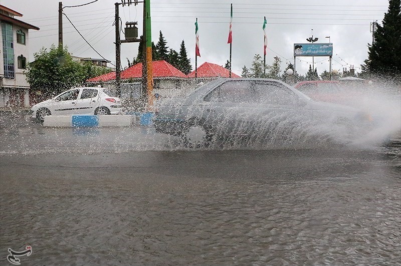 افزایش بارندگی‌ها و احتمال وقوع سیلاب در گیلان
