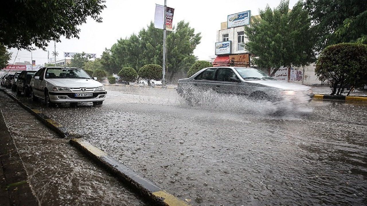 رگبار باران و احتمال سیلابی شدن رودخانه های فصلی کردستان
