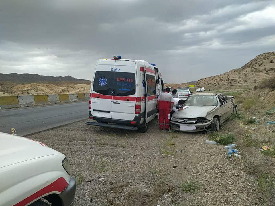 حوادث رانندگی با ۵ مصدوم در سمنان