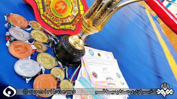 نائب قهرمانی دختران رزمی کار قم در مسابقات کشوری