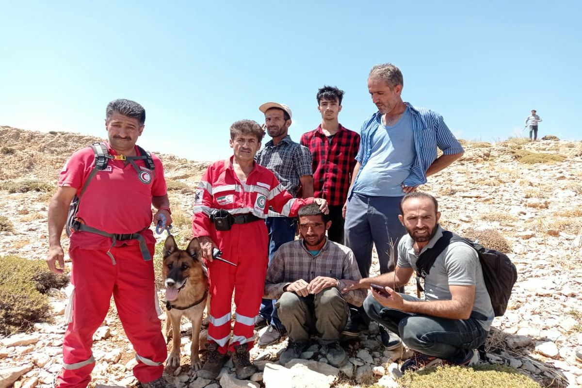 نجات جان جوان گمشده در ارتفاعات روستای باباحاجی در شهرستان دنا