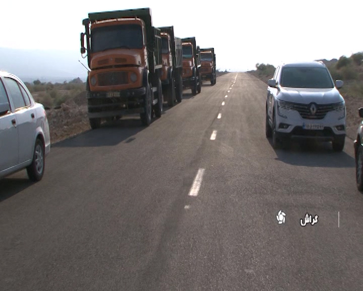 بهره برداری از دو طرح راهسازی در شهرستان گراش