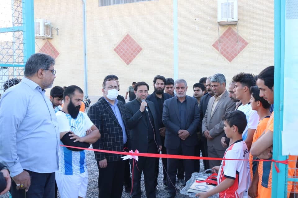 افتتاح سه طرح عمرانی و ورزشی در یزد