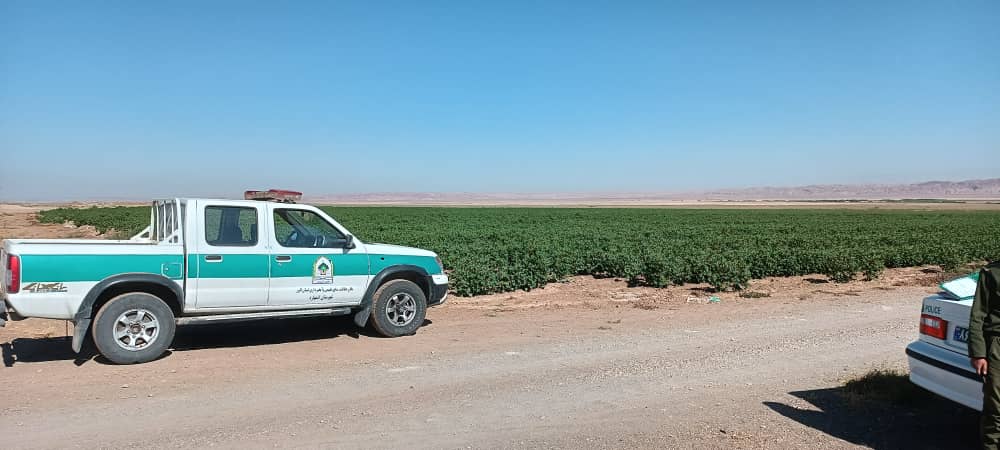 رفع تصرف زمین‌های ملی در روستای جعفر آباد اشتهارد