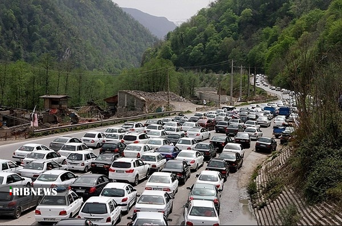 ترافیک سنگین در جاده های شریانی مازندران