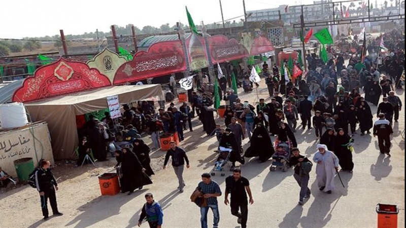 بازدید از موکب حضرت زینب (س) مهاجران و پایگاه جاده ای هلال احمر