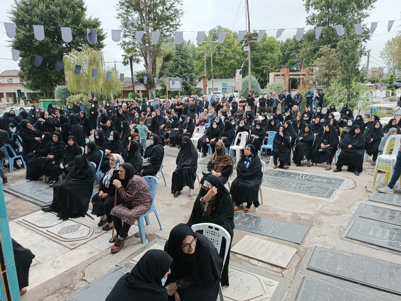 مراسم سومین روز درگذشت مدیر تولید سیمای شبکه باران