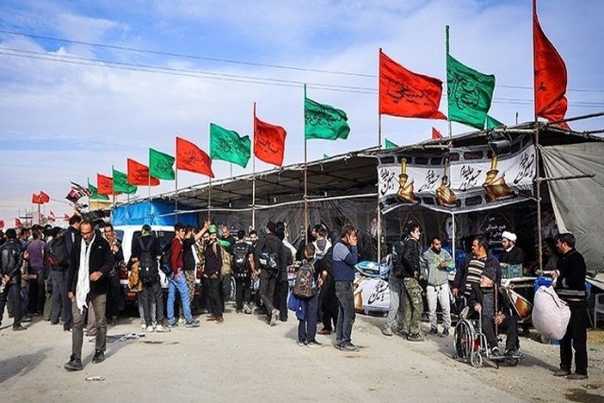 خدمات رسانی موکب‌ها به زوار اربعین در شیراز