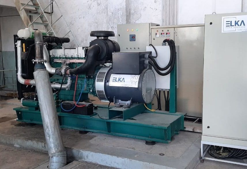 نصب دستگاه دیزل ژنراتور با توان ۳۵۰ کیلووات در سلیوی غدیر زنجان