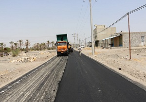 آسفالت ۹هزار متر مربع از کوچه و معابر روستای توکهور