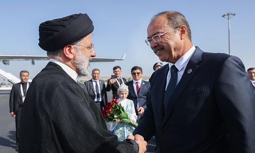رئیس جمهور وارد ازبکستان شد