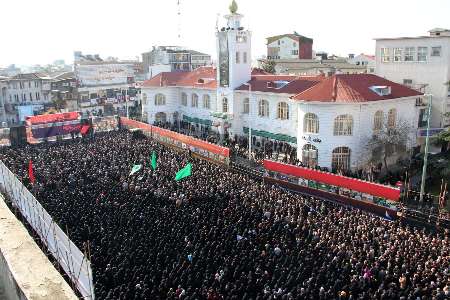 اجتماع عزاداران حسینی روز اربعین در گیلان