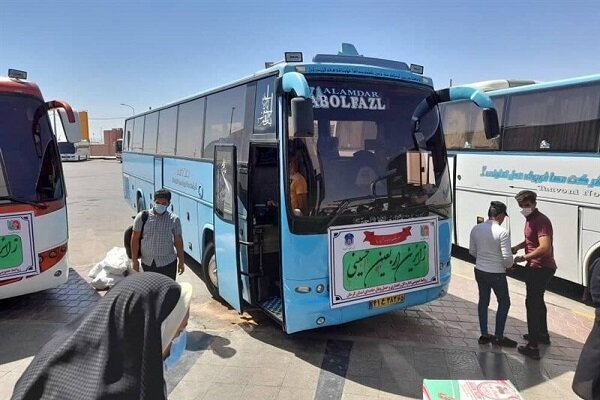 بازگشت ۱۵۵۱ زائر اربعین حسینی به خراسان شمالی با ناوگان حمل و نقل عمومی