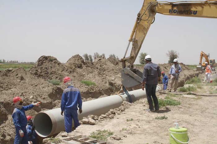 اقدام جهادی آبرسانی در شهرستان کرخه