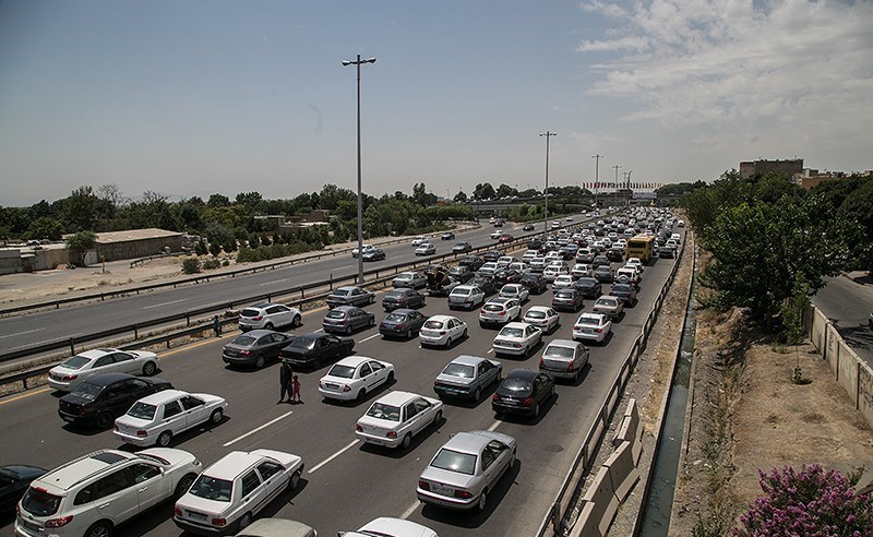 ترافیک در محور‌های مواصلاتی استان مازندران