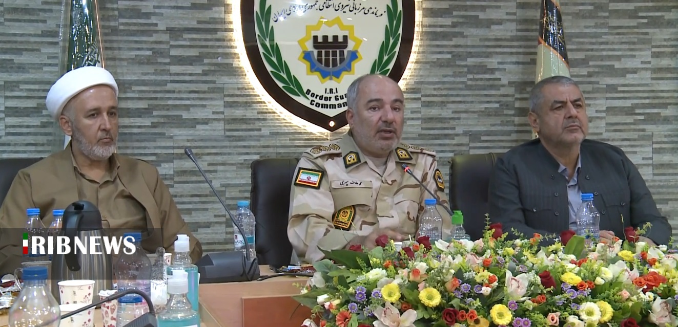 نشست فرمانده مرزبانی کردستان با مرزنشینان