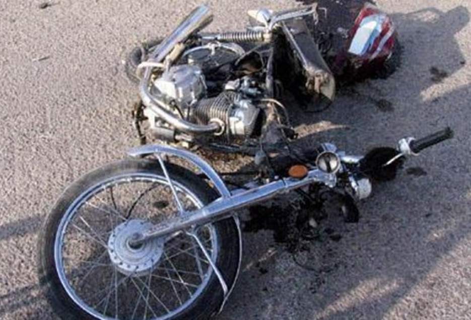 ۲ کشته در اثر واژگونی موتورسیکلت