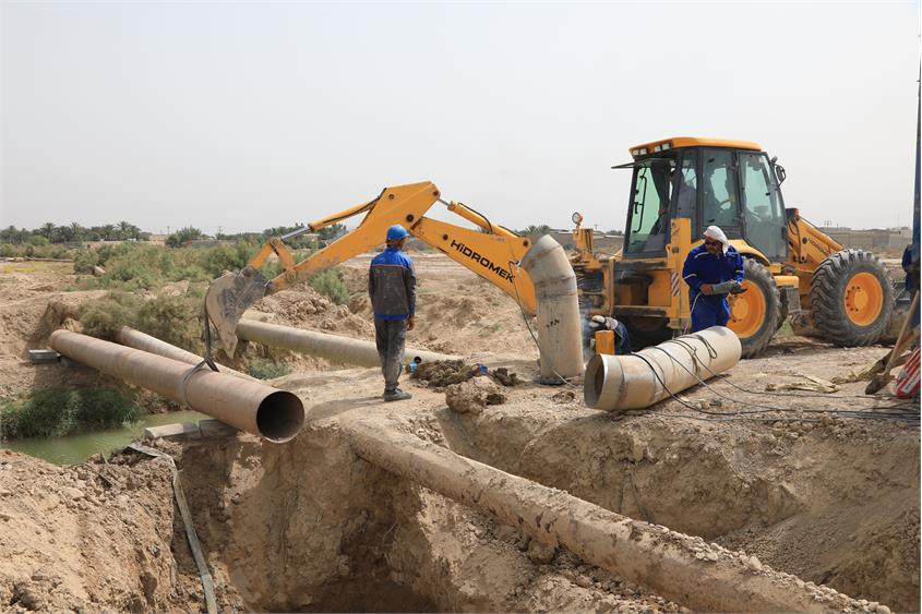 آبرسانی به روستای بیت جوحی بخش شاوور شهرستان کرخه