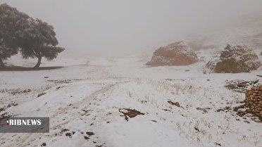 بارش نخستین برف پائیزی در ماکو