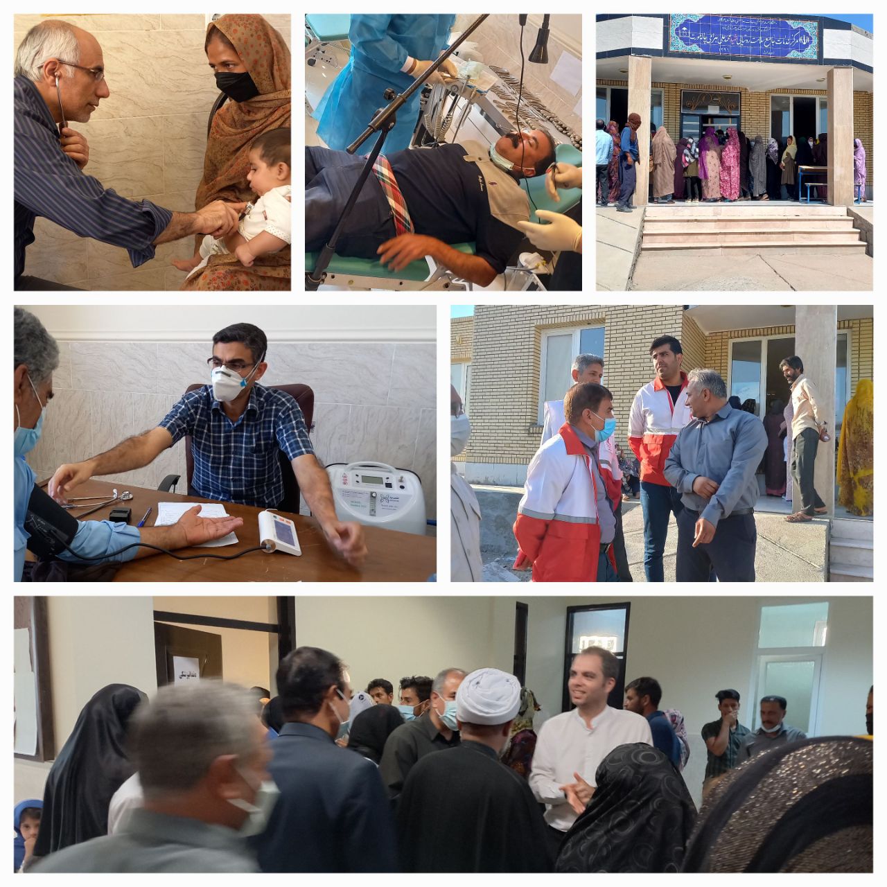 اعزام گروه پزشکی به منطقه کوهشاه احمدی حاجی آباد