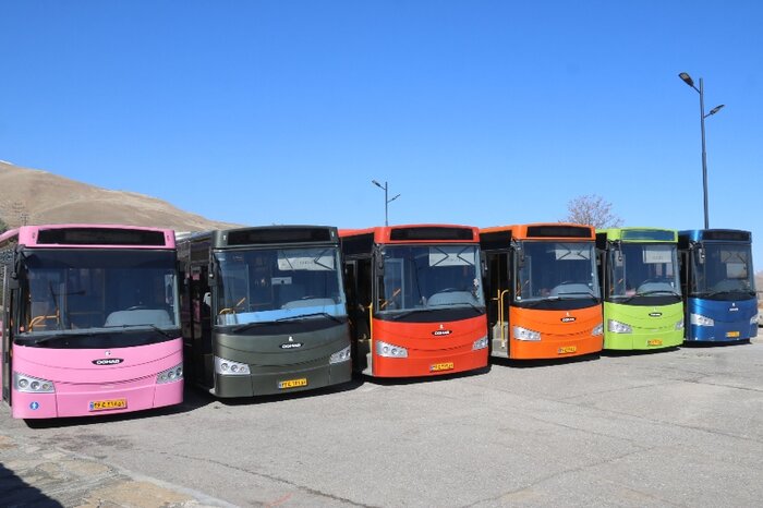 اضافه شدن ۶۵ اتوبوس جدید به ناوگان حمل و نقل شهری اهواز