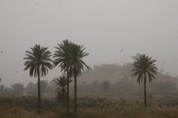 پیش بینی وزش باد و گردوخاک محلی در خوزستان