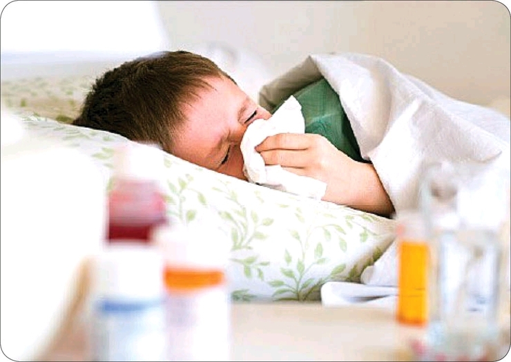 شیوع سرماخوردگی های فصلی و شبه آنفلوانزا